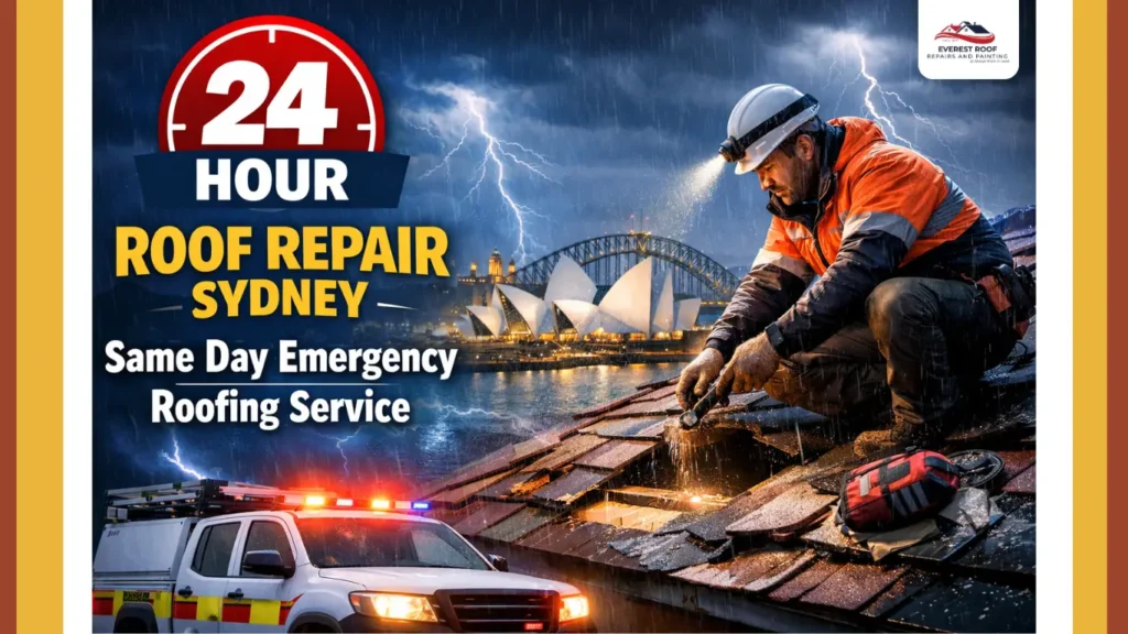 24 Hour Roof Repair Sydney – Same-Day Emergency Roofing Service