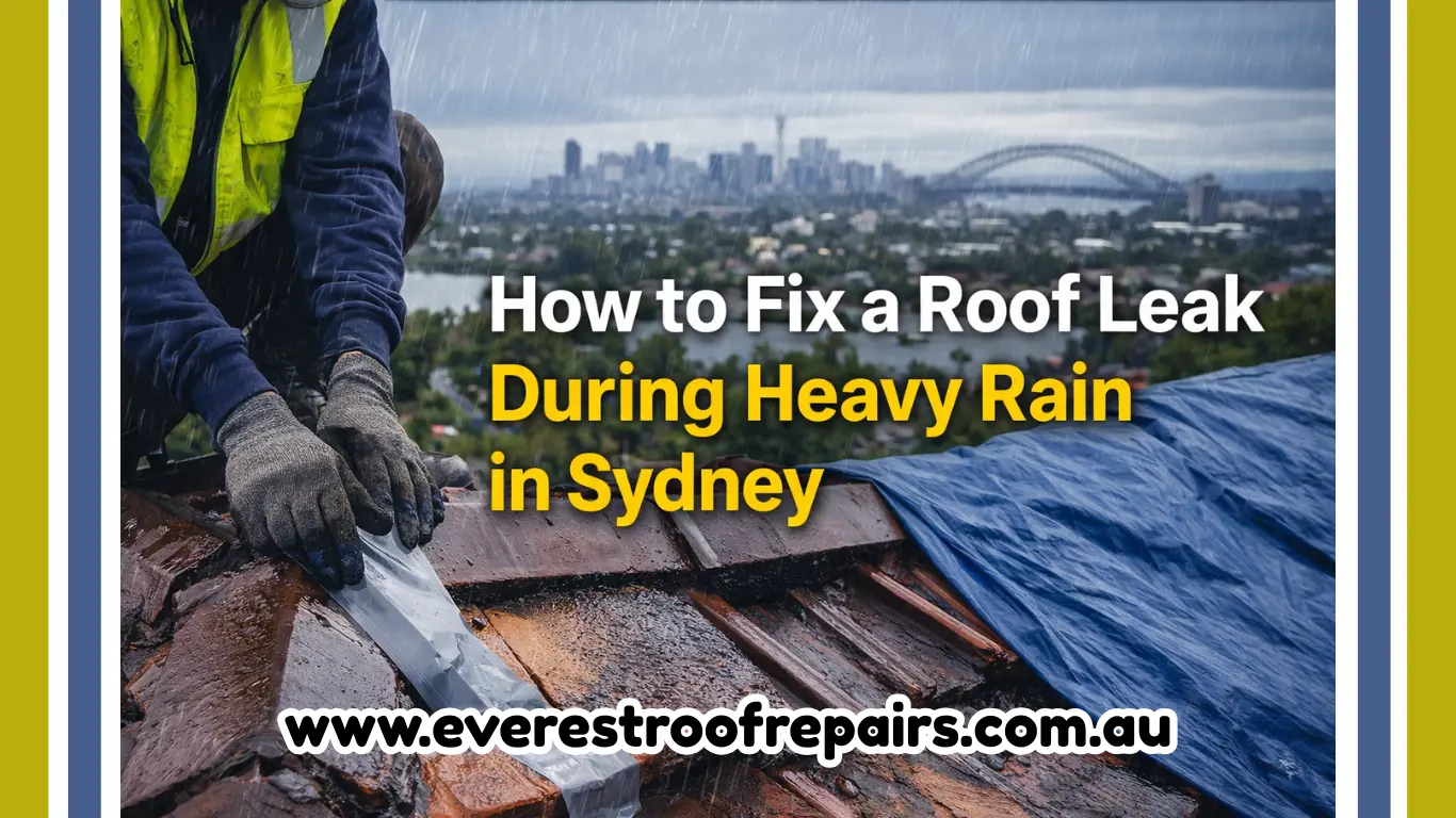 How to Fix a Roof Leak During Heavy Rain in Sydney