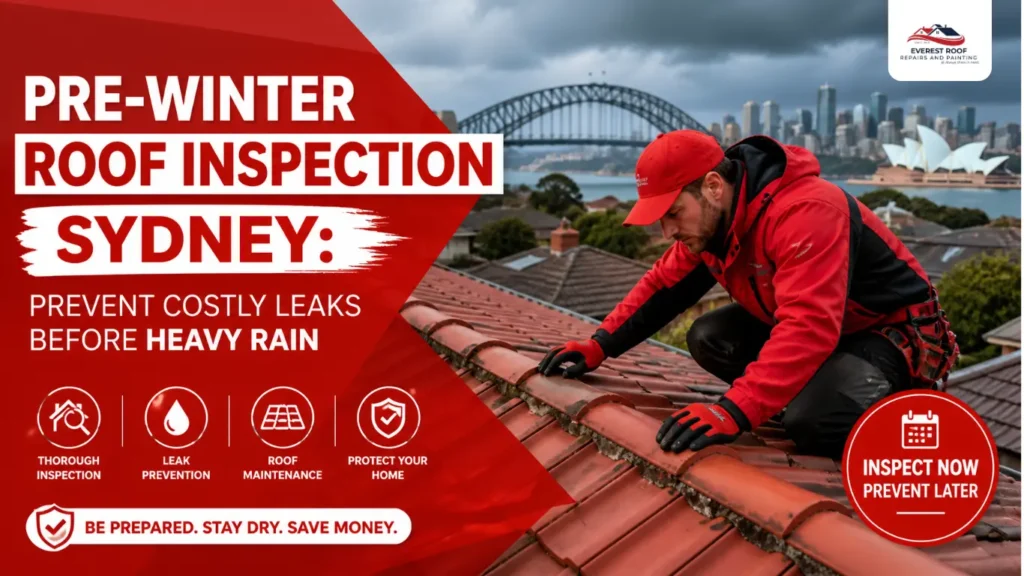 Pre-Winter Roof Inspection Sydney: Prevent Costly Leaks Before Heavy Rain