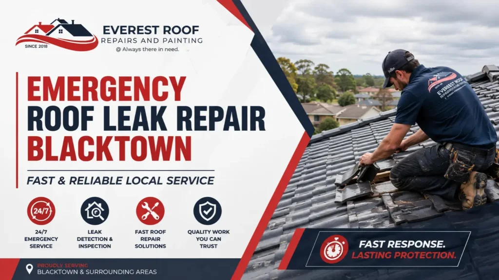 Emergency Roof Leak Repair Blacktown: Fast & Reliable Local Service