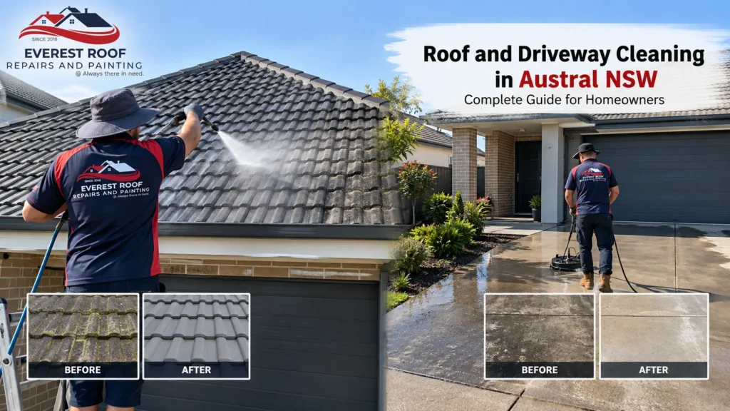 Roof and Driveway Cleaning in Austral NSW Complete Guide for Homeowners